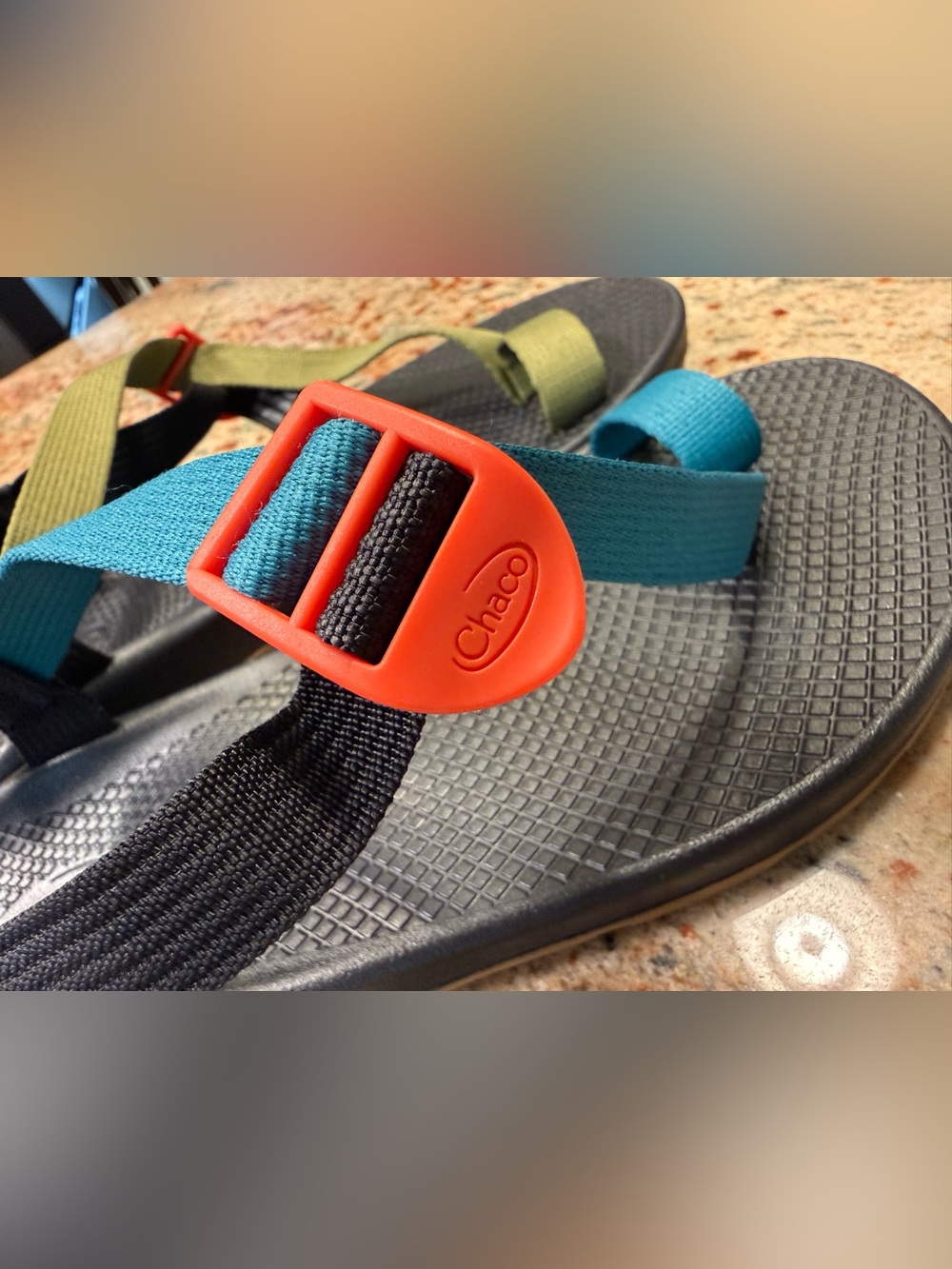 Chaco Bodhi Multicolor Toe Loop Strappy Sports Hiking Sandals Women’s Size 11 - Picture 5 of 14